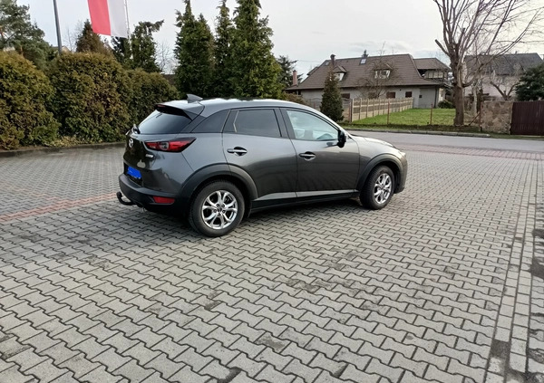 Mazda CX-3 cena 65000 przebieg: 67000, rok produkcji 2019 z Biecz małe 46